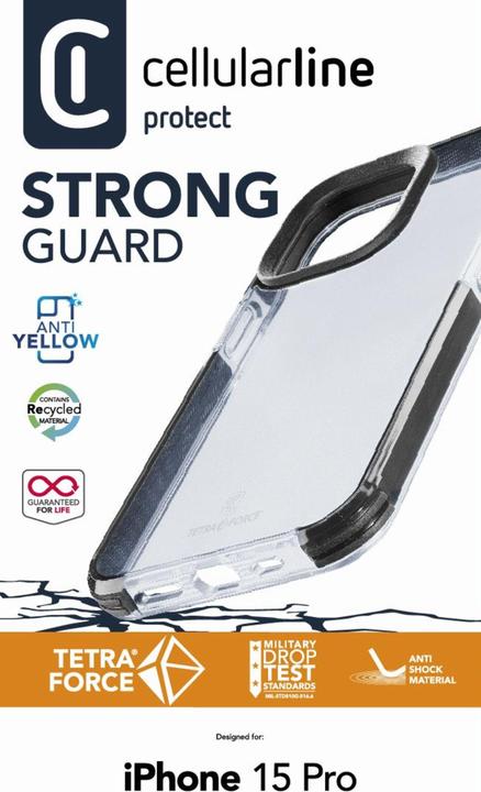 Immagine prodotto Cellularline Tetra Force Strong (Apple iPhone 15 Pro)