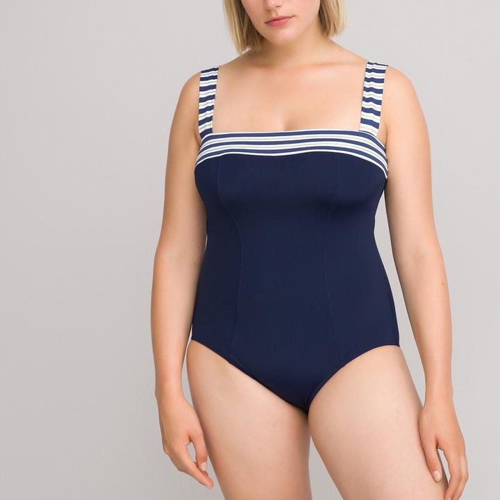 La Redoute Collections Badeanzug mit Bauch-weg-Effekt (46)