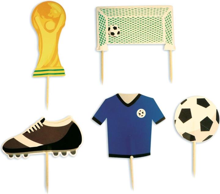 Image du produit ScrapCooking Set de 5 décorations de gâteaux avec des motifs de football (5 x)