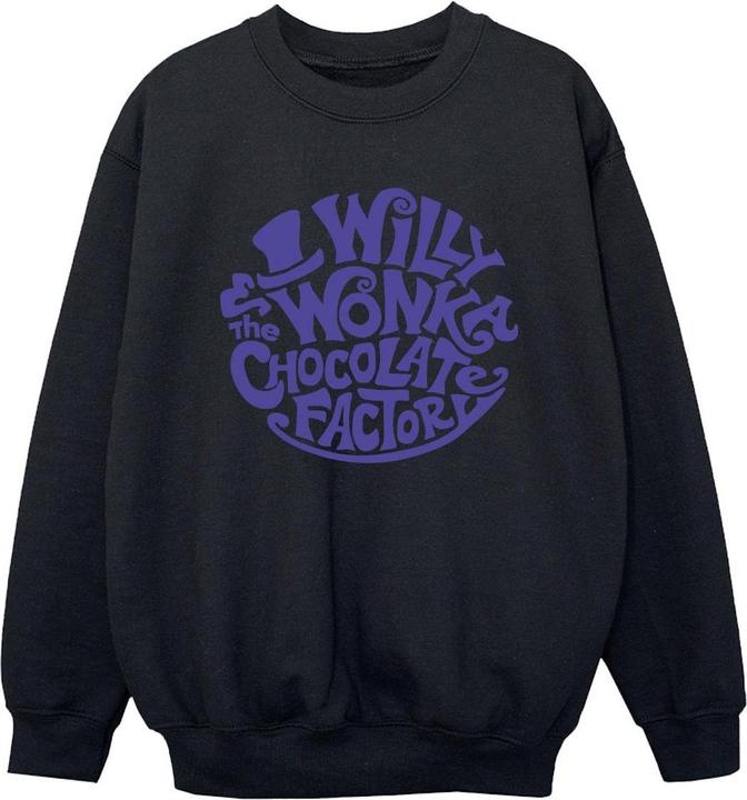 Immagine prodotto Willy Wonka & the Chocolate Factory Typed Logo Felpa Ragazzi (116)