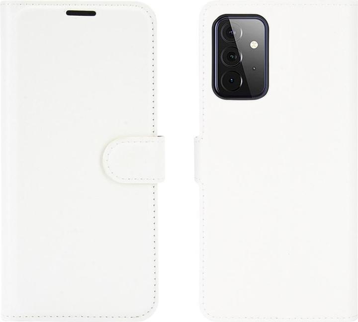 Actual product image Cover-Discount Galaxy A72 - leather case cover white