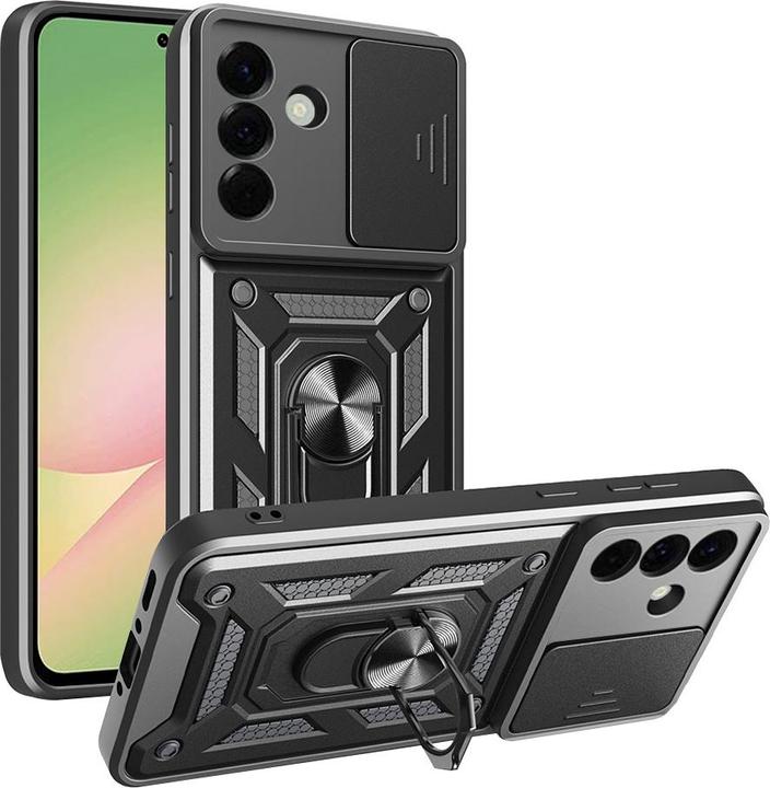 Techsuit - CamShield Series - Samsung Galaxy A56 5G - Black (Samsung Galaxy A56)