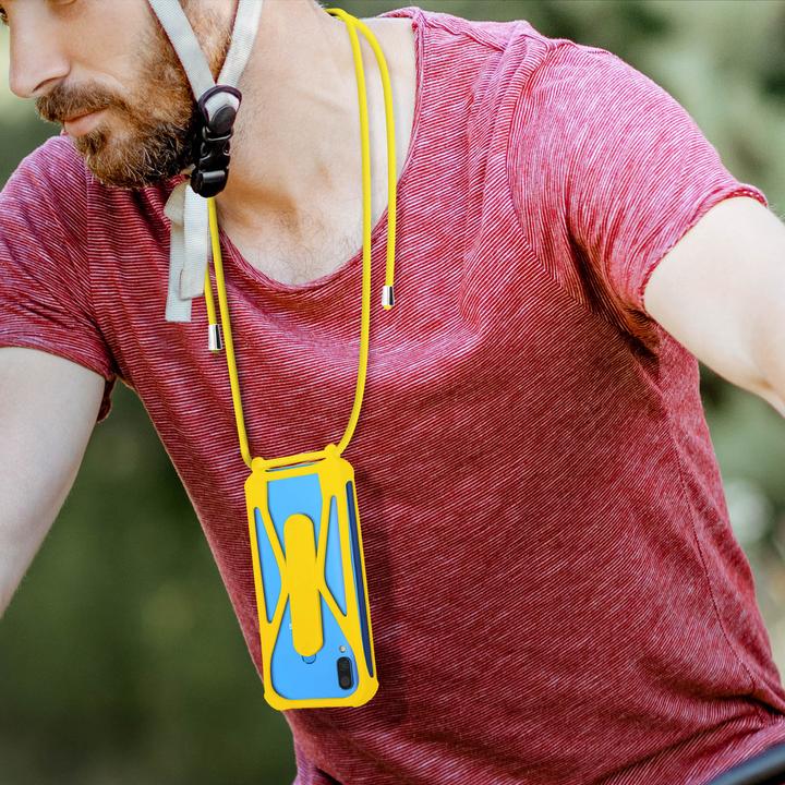 Actual product image Avizar Universal Mobile Phone Case with Chain Series