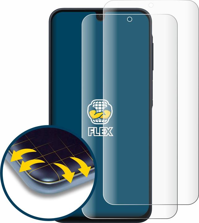 Produktbild BROTECT Fullscreen Schutzfolie Displayschutz Folie Klar Transparent (2 Stück, Samsung Galaxy A16)