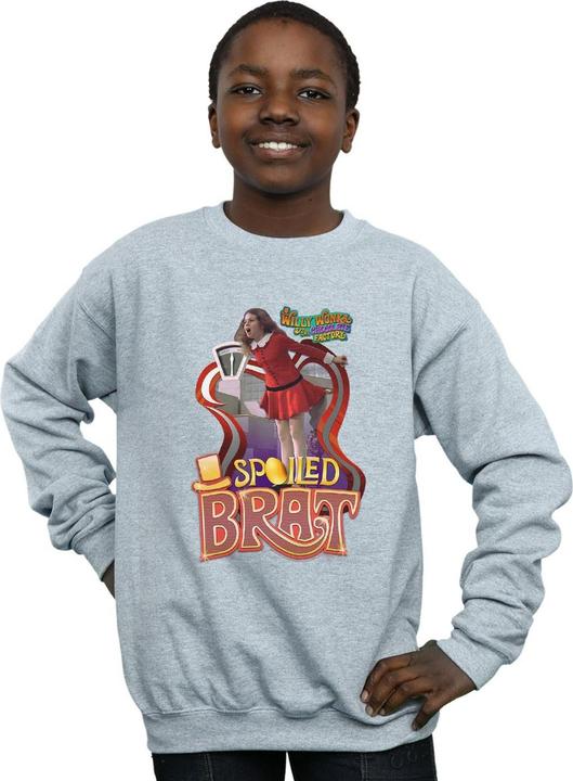 Actual product image Willy Wonka & the Chocolate Factory Boys Spoiled Brat Sweatshirt (152, 158)