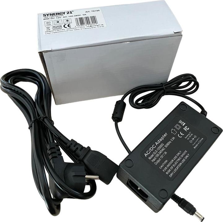 Produktbild Synergy 21 S21-LED-NB00054 Innenraum 60W Schwarz Netzteil & Spannungsumwandler