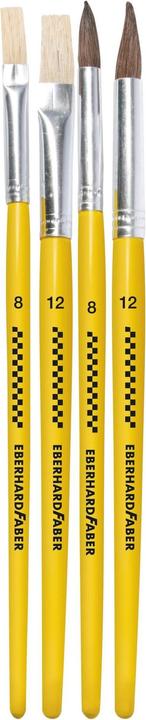 Actual product image EberhardFaber Brush set bristles/hair brushes, 4 pieces (12 mm)