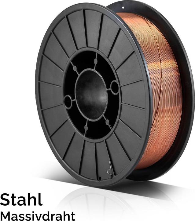 Produktbild Stahlwerk Schweissdraht MIG/MAG Stahl Ø 0,8 mm ER70S-6 SG2 Drahtrolle 5 kg