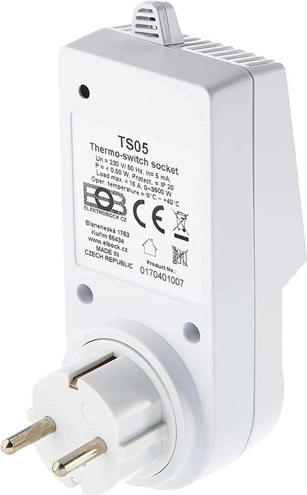 Produktbild Elektrobock Steckerthermostat TS05