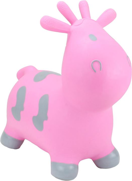 Happy Hopperz Vache rose pastel