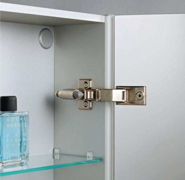 Actual product image Laufen Running Frame 25 mirror cabinet, lighting vertical, ambience light, 750x600, stop left