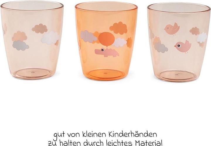 Produktbild Done by Deer Trinklernbecher & Trinklernflaschen Mini Glas 3er Pack - Happy Clouds - Papa