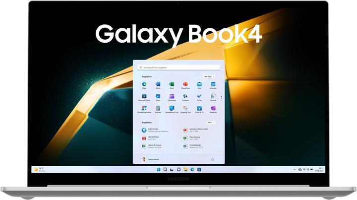 Image du produit Samsung Galaxy Book4 - 15,6 pouces i5-120U 16 Go 512 Go W11H Platinum Silver (15.60", Intel Core 5 120U, 16 Go, 512 Go, DE)