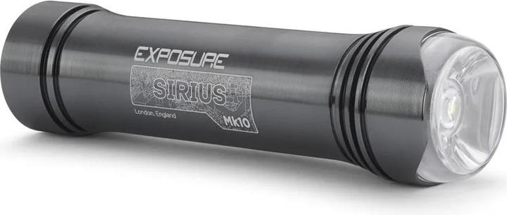Produktbild Exposure Lights Stadtlampe Sirius Mk9 – mit DayBright – Gun Metal Black (950 lm)