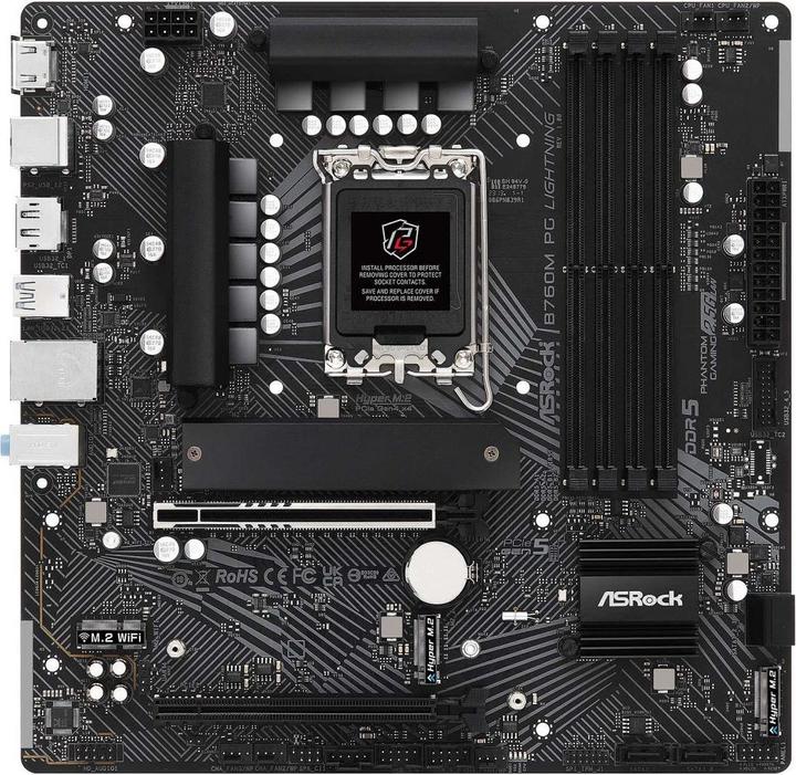 Produktbild AsRock B760M PG Lightning (LGA 1700, Intel B760, mATX)