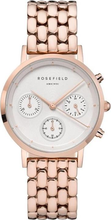 Produktbild Rosefield The Chrono White Rosegold (Analoguhr, 33 mm)