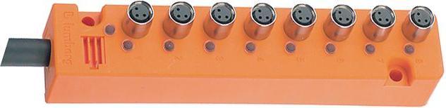 Produktbild Lumberg Sensor-Verteiler M8 3-polig 8-fach LED