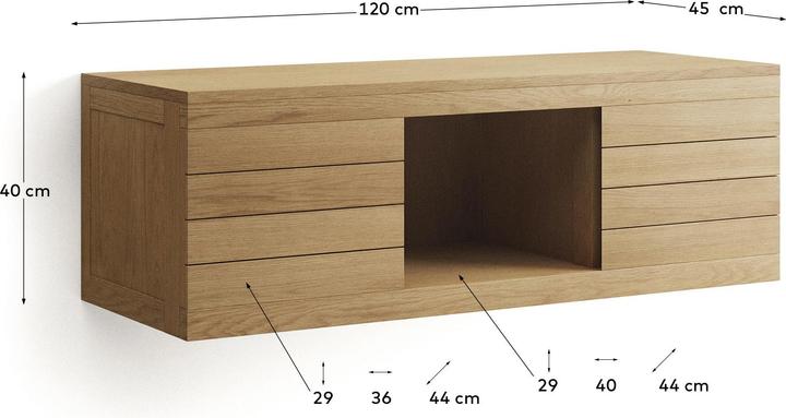 Actual product image Kave Home Kenta (45 x 120 cm)