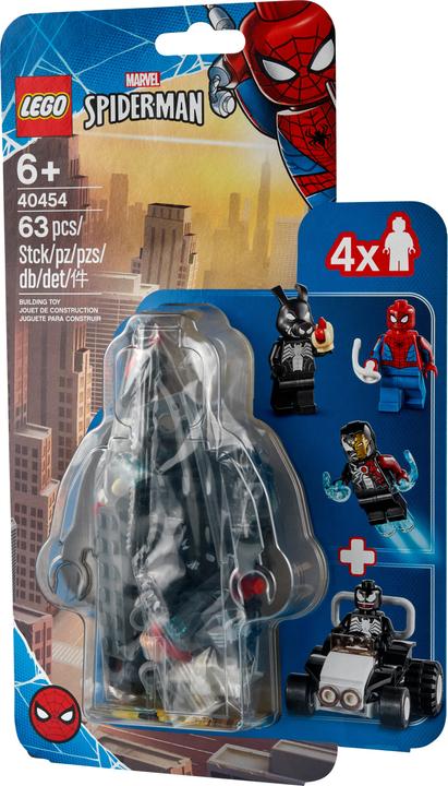Actual product image LEGO Marvel Super Heroes Spider-Man vs. Venom and Iron Venom (40454, LEGO Marvel)