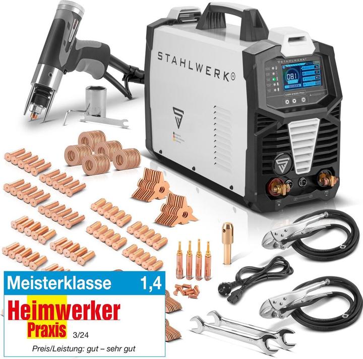 Actual product image Stahlwerk Bulge spotter CBR-2500 Pro fully equipped with 2,500 J and 230 V