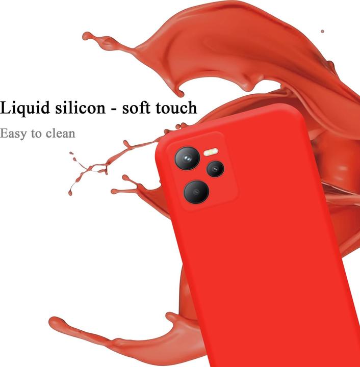 Immagine prodotto Cadorabo Custodia in silicone liquido TPU per Realme C35 / Narzo 50A PRIME (Realme C35, Realme Narzo 50A Prime)