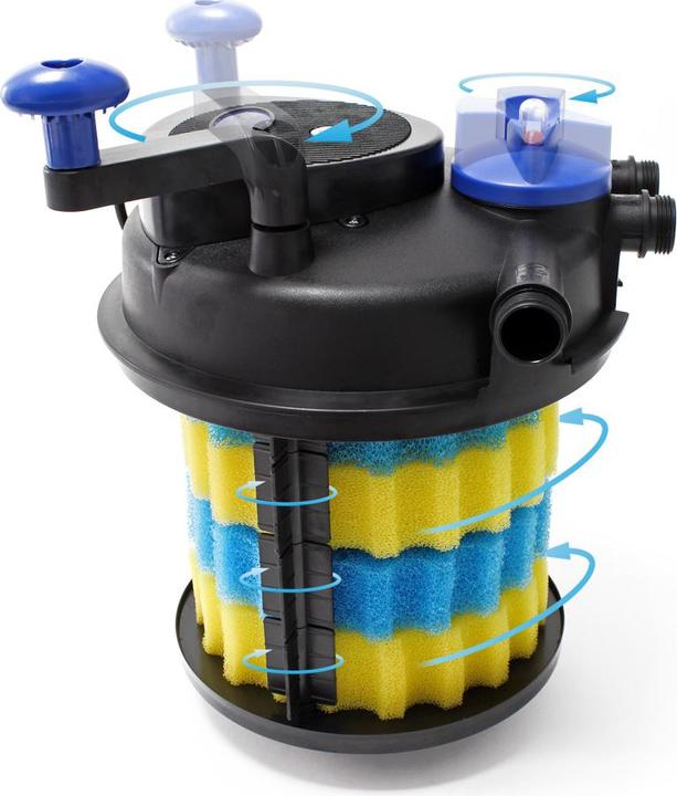 Produktbild SunSun CPF-5000 Druckteichfilter 9000 l/h / 11 W Teichdruckfilter Teichfilter