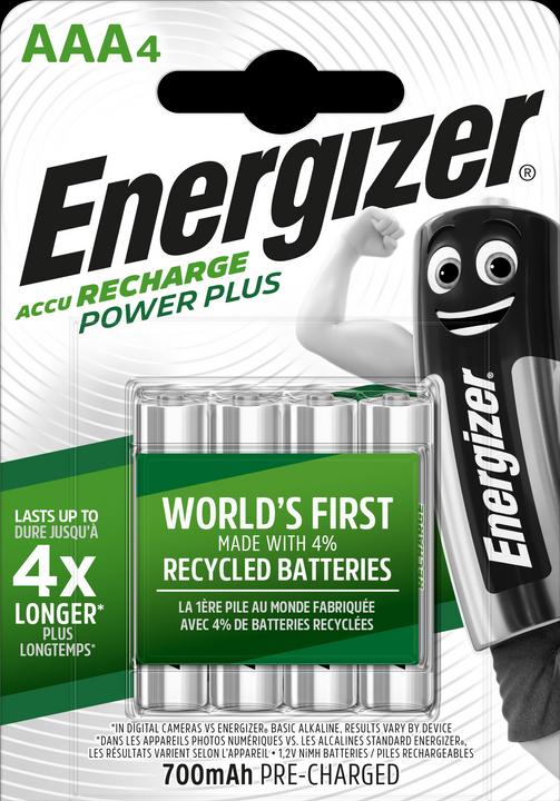 Energizer Recharge Power Plus (4 pcs., AAA, 700 mAh)