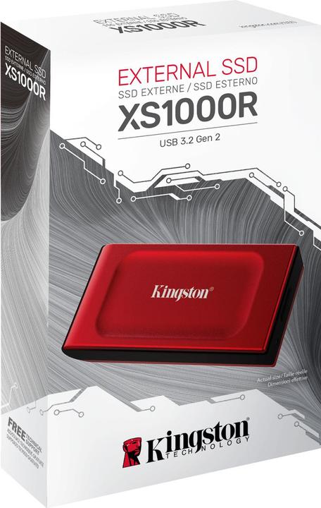 Produktbild Kingston XS1000 Red (2000 GB)