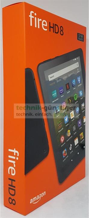 Produktbild Amazon Fire HD 8 Tablet 2020 mit Alexa 20,32cm (8 Zoll) HD-Display 32 GB mit Spezialangeboten,... (8", 32 GB, Schwarz)