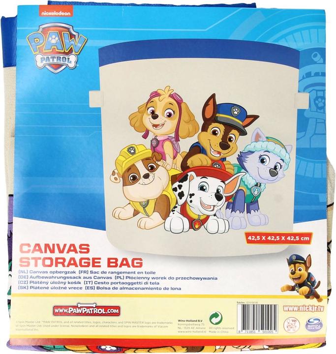 Produktbild Wins Holland Canvas-Aufbewahrungstasche PAW Patrol