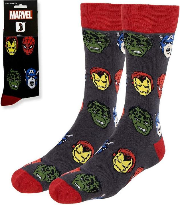 Produktbild Cerdá Marvel Socken Avengers Faces 38-45 (Einzelpack, 38 - 45)