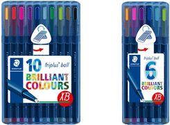 Produktbild Staedtler Kugelschreiber triplus ball 437 XB, 10er Etui ergonomischer Dreikantschaft, Strichstärke: XB (Mehrfarbig, 10 x)