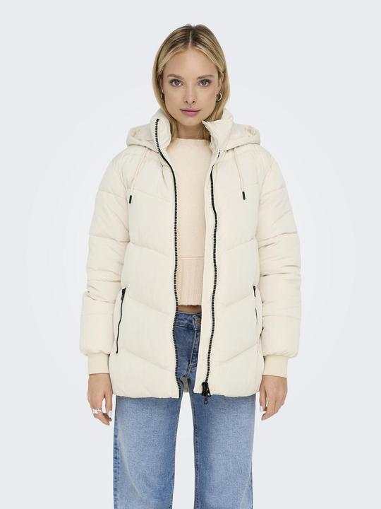 Actual product image Only Hooded quilted jacket Quilted coat (L)