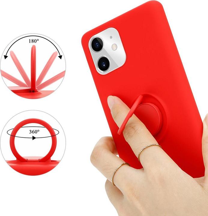 Produktbild Cadorabo TPU Liquid Ring Silicone Case Hülle (Apple iPhone 11)