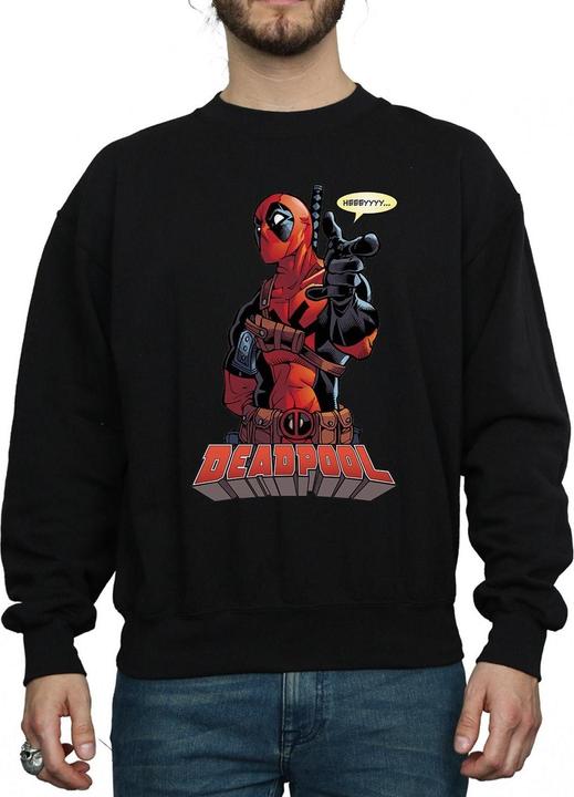 Actual product image Deadpool Mens Hey You Cotton Sweatshirt (3XL)