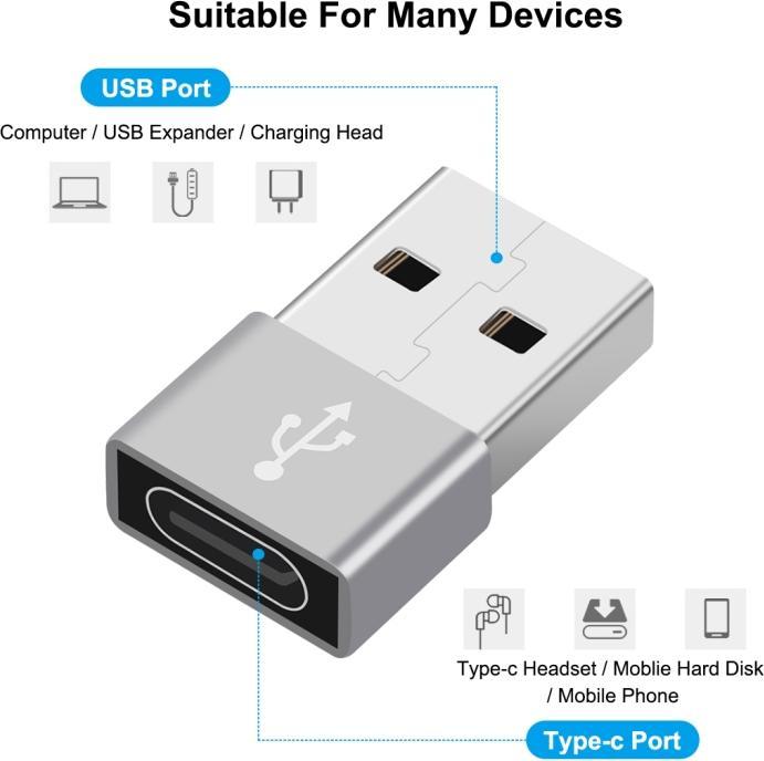 Produktbild Haweel USB auf USB-C Adapter