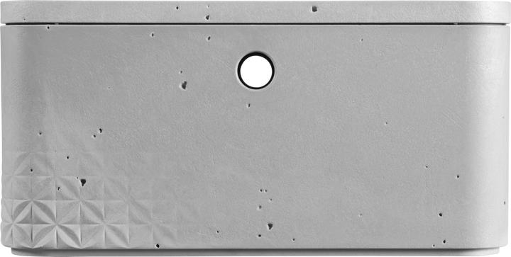 Actual product image Curver Set of 3 BETON Box M with lid light grey (34 x 24.5 x 13 cm, 8 l)