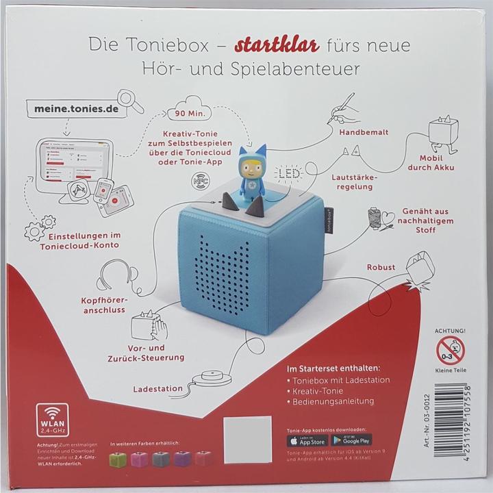 Produktbild Tonies Toniebox Starterset Blau (Kreativ-Tonie) (Deutsch)
