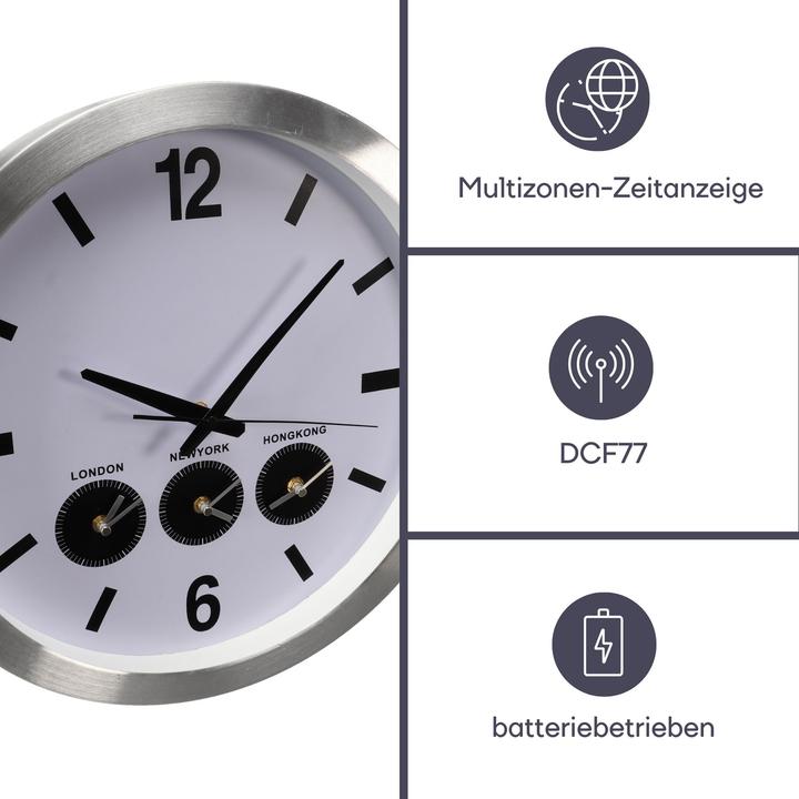Productafbeelding Perel Wandklok (45.50 cm)