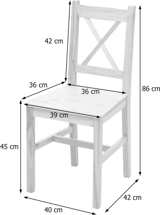 Actual product image Jamb 4x Dining Chair Country House