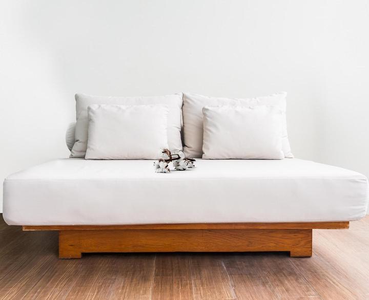 Actual product image Aspero Organic Cotton Fitted Sheet Minas (200 x 200 x 35 cm)