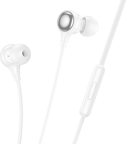 Immagine prodotto Hoco M116 Benevolent Kabelgebundenes Headset Weiss (Cablato)