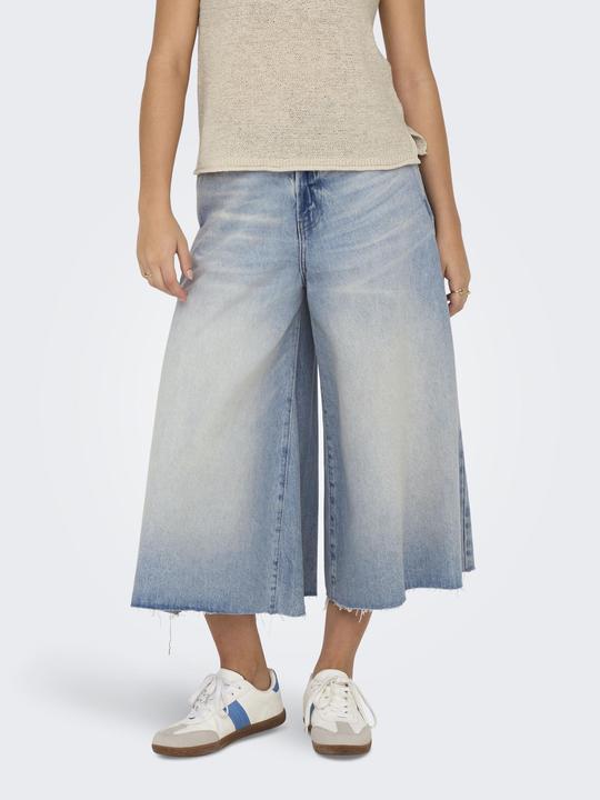 Produktbild Only ONLLA Hohe Taille Weiter Beinschnitt Jeans-Shorts Jeans-Shorts (L)