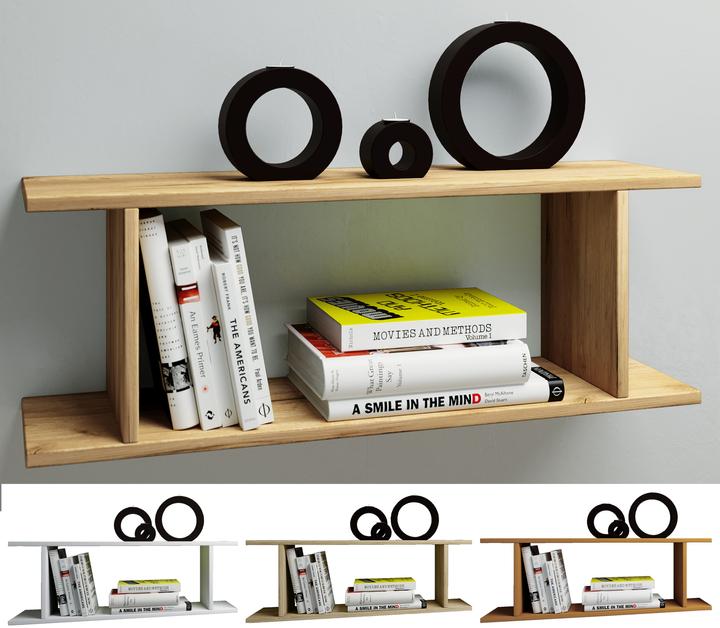 Actual product image VCM Wood wall shelf Sirola (80 x 20 x 20 cm)