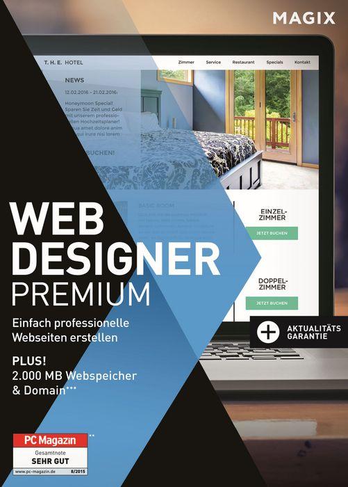 Produktbild Magix Web Designer Premium (1 User, unbegrenzt)