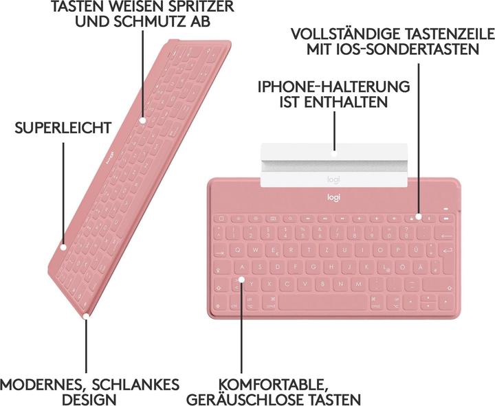 Produktbild Logitech Keys-To-Go (CH, iOS 5.1.1 oder höher, Apple TV)