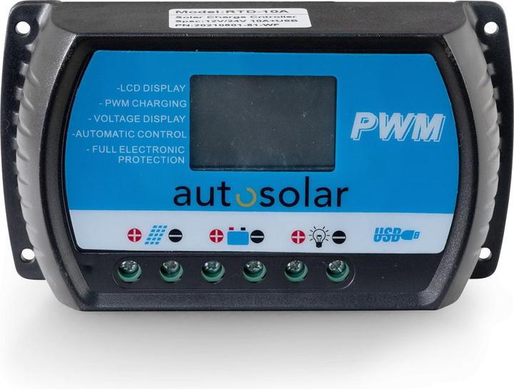 Image du produit Autosolar Pack complet 100W avec batterie AGM 82Ah et onduleur 500W (100 W)