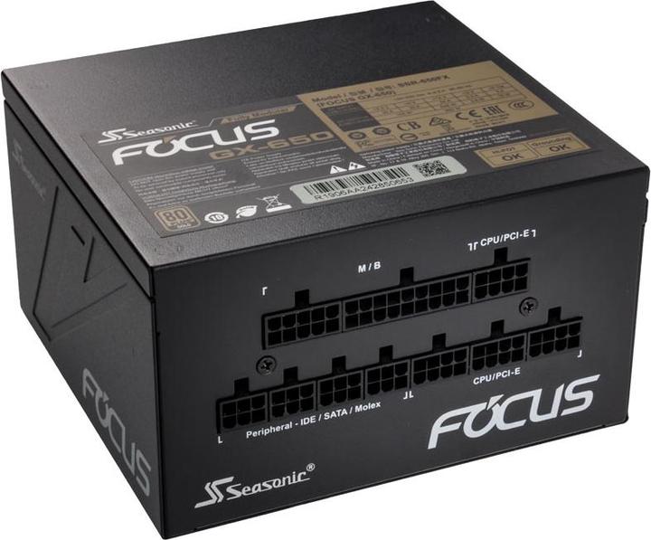 Actual product image Seasonic Focus GX (650 W)
