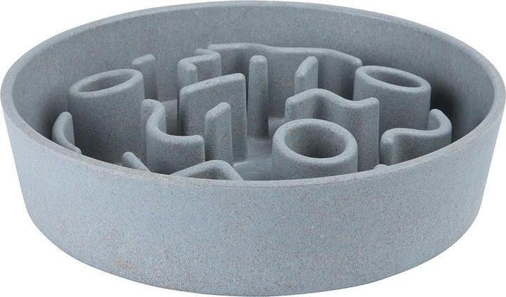 District 70 Alimentatore lento per cani Bamboo Ø 28 cm, blu ghiaccio (2.50 l)