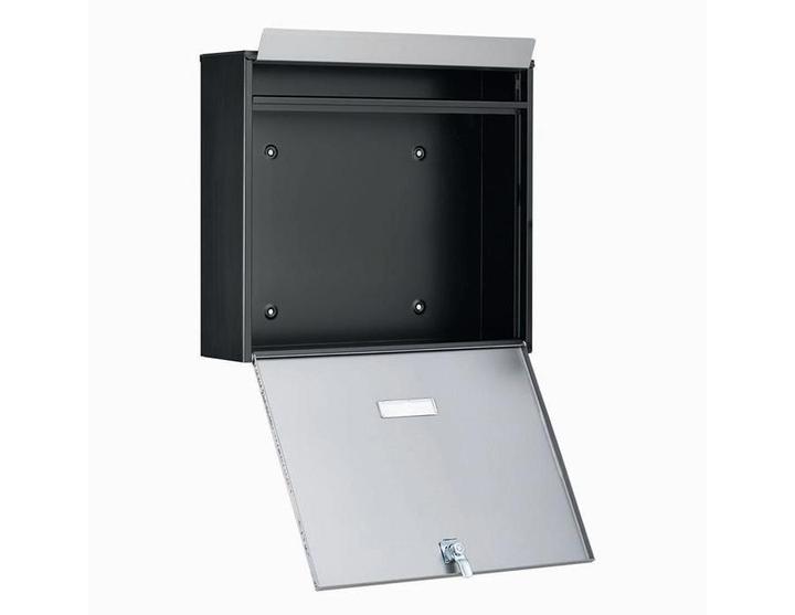 Actual product image Burg Wächter Mailboxes Oxford 6877 black&steel
